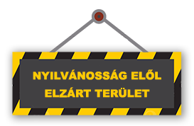 w nyilvanossag elol elzart terulet